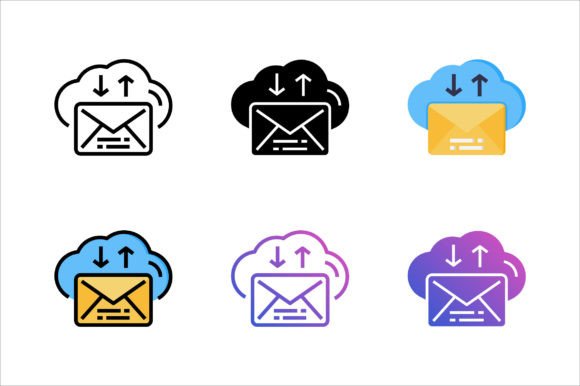 Cloud Mail Icon: A Versatile and Customizable Solution for Modern Design Needs