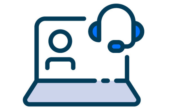 Customer Service Filled Line Icon: A Perfect Addition to Your Design Toolkit
