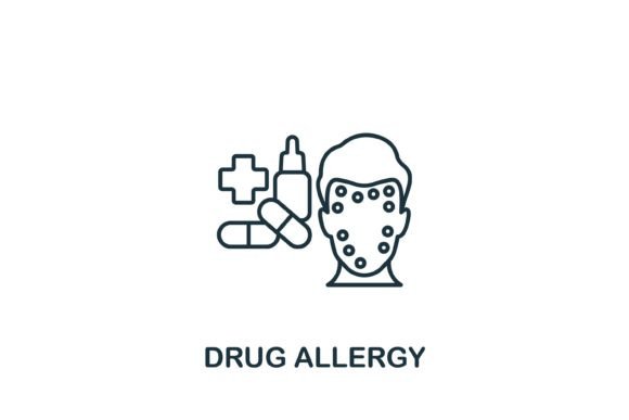 Drug Allergy Icon: A Simple and Versatile Solution for Visual Communication