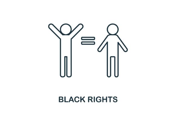 Empowering Advocacy: The Black Rights Icon in Modern Design