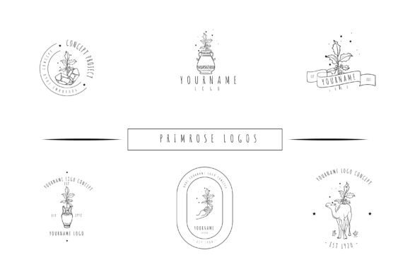 Holly - Hand Drawn Line Art Logo Bundle: A Graceful and Versatile Design Solution