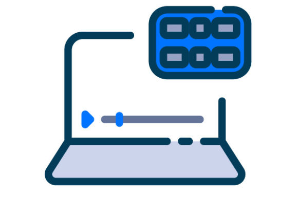 Welcome to Our Special Collection: Movie Streaming Filled Line Icon